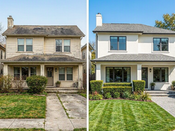 Renovated house sold by Landmark Living Realty with a clean, updated exterior.